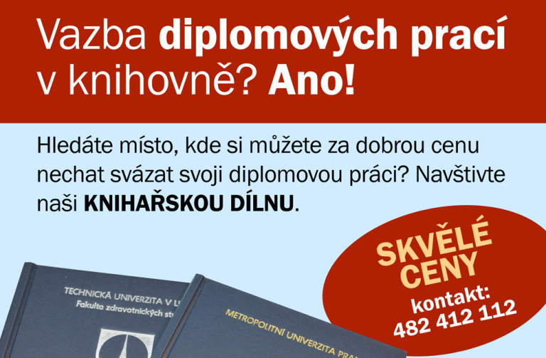 Knihařská dílna v Krajské vědecké knihovně v Liberci